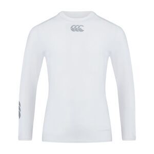 Canterbury Childrens/Kids Thermoreg Long-Sleeved Base Layer Top / White